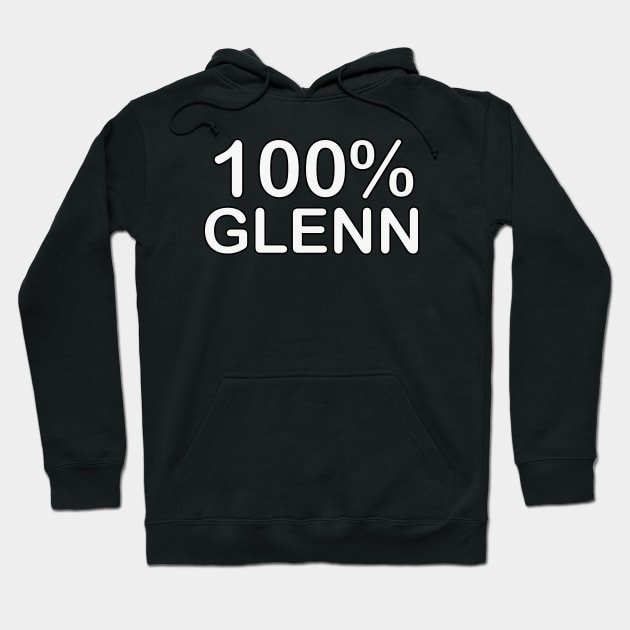 Glenn Name, father of the groom gifts for wedding. Hoodie by BlackCricketdesign
